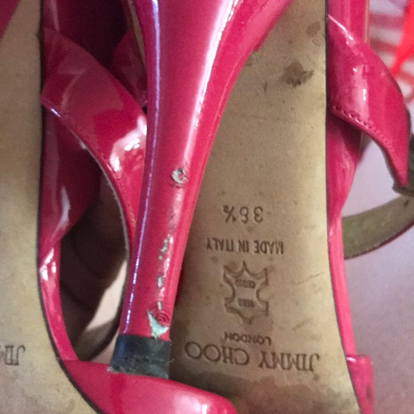 Jimmy choo fuchsia pen toe pumps - Picture 5 of 6